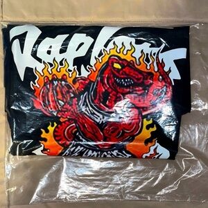 Men’s Small Black Short Sleeve Toronto Raptors NBA Graphic Dri-FIT T-Shirt